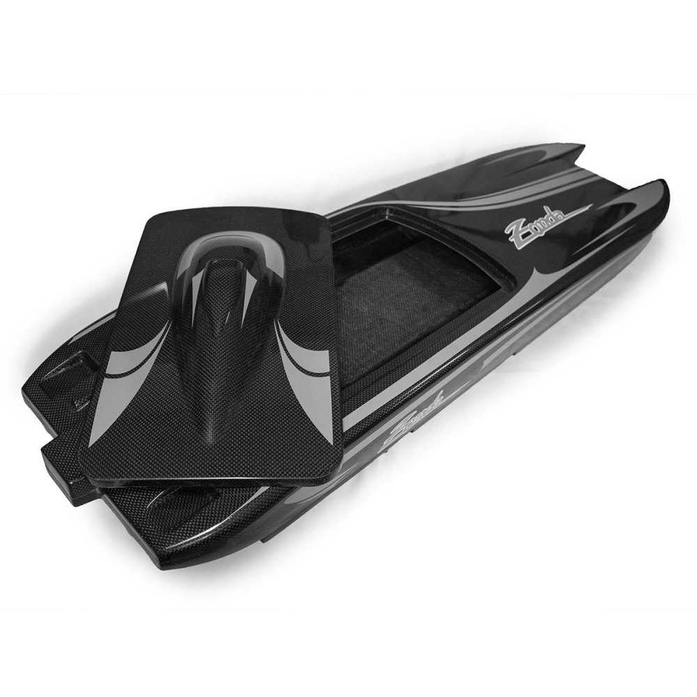 TFL 1133 Zonda Cat Fiberglass RC Electric Boat Outside Toys Two Color for Choose Black /Blue