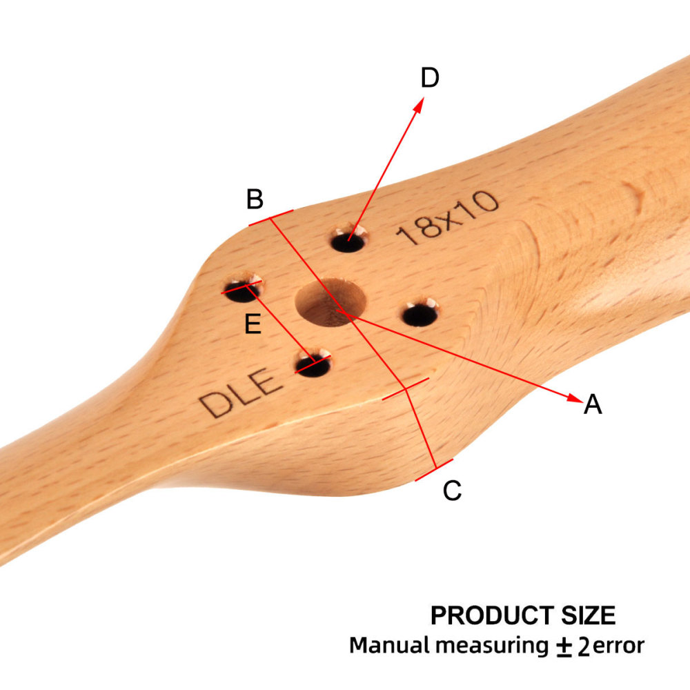 Wood Propeller Special Drilled For DLE Engine