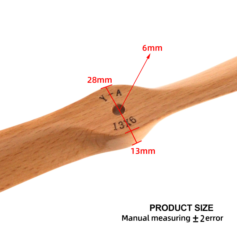 Flight Model Push Wooden Propeller  -13inch to 19inch
