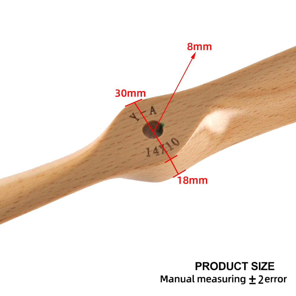 Flight Model Push Wooden Propeller  -13inch to 19inch