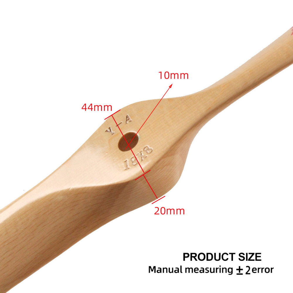 Flight Model Push Wooden Propeller  -13inch to 19inch