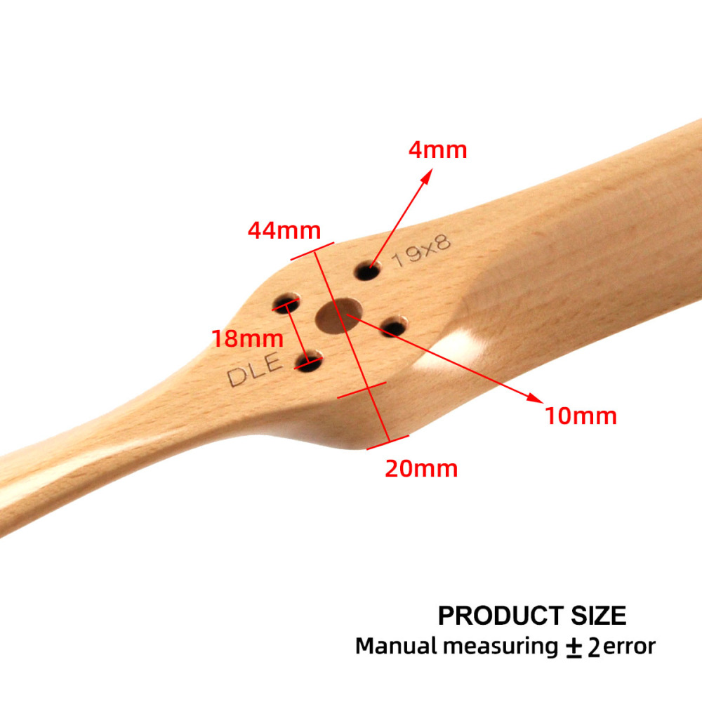 Wood Propeller Special Drilled For DLE Engine