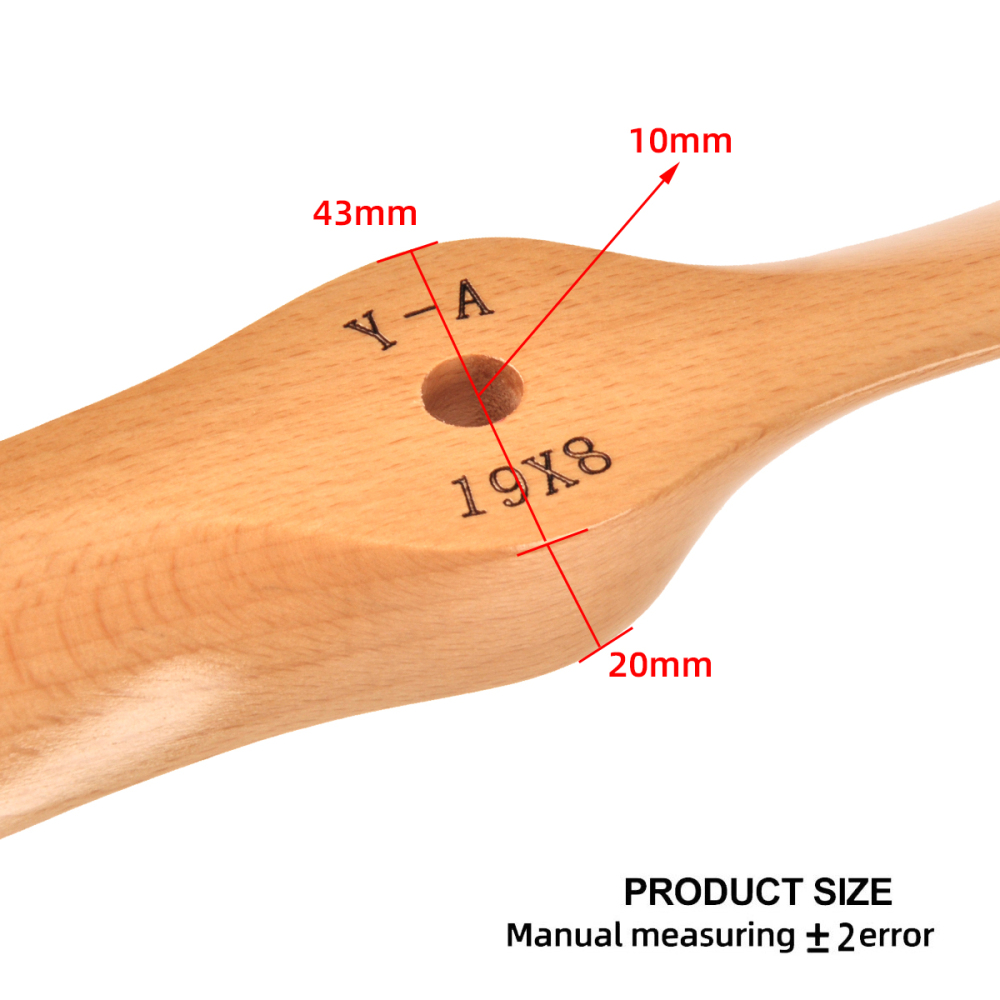 Flight Model Push Wooden Propeller  -13inch to 19inch
