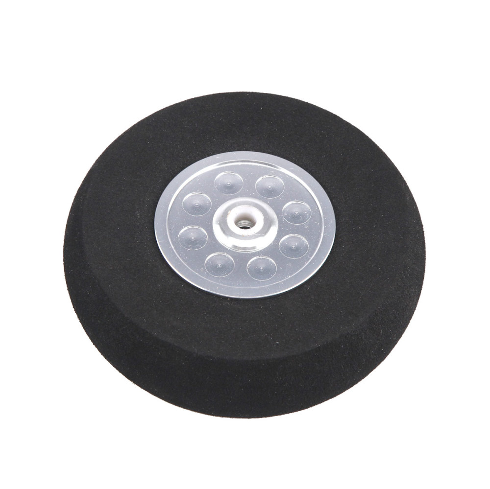 1 pair 3~8inch Durable Hard Sponge Wheel with Alunium Hub