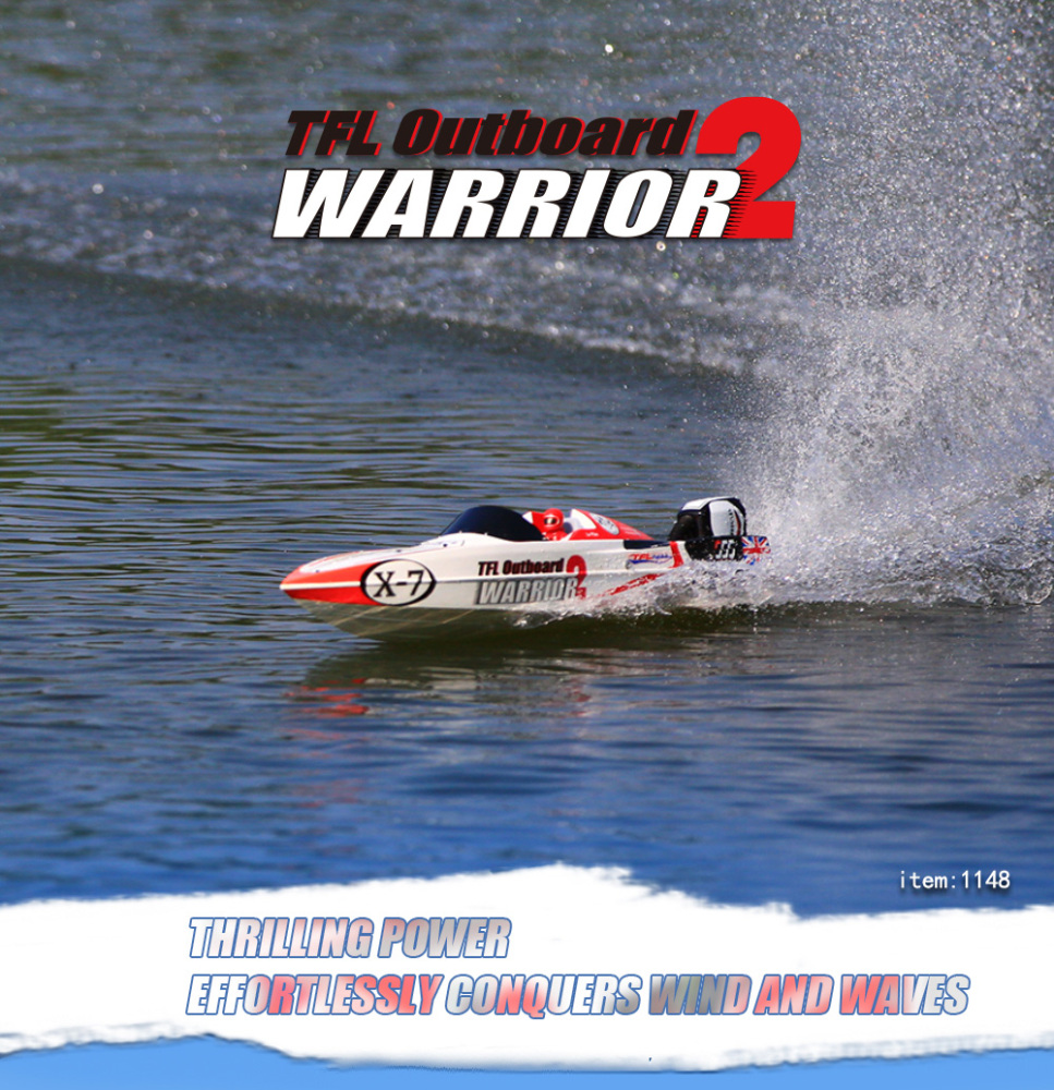 TFL 1148 WARRIOR 2 UKOPRA Class 3-X V-Type Remote Control Gasoline Ship Glass Fiber Fast Boat