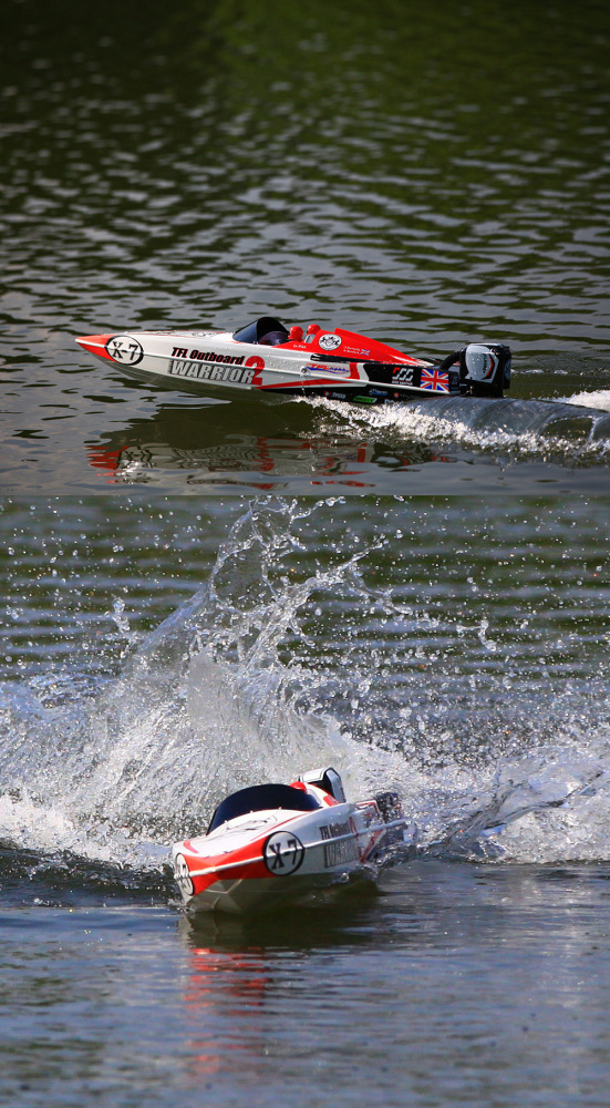 TFL 1148 WARRIOR 2 UKOPRA Class 3-X V-Type Remote Control Gasoline Ship Glass Fiber Fast Boat