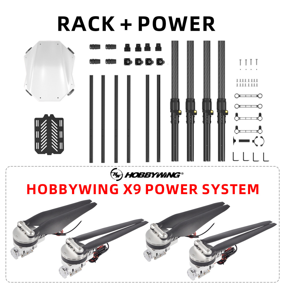 15KG payload unmanned aerial Frame Training Machine Frame UAV Frame With Hobbywing X9 Power System