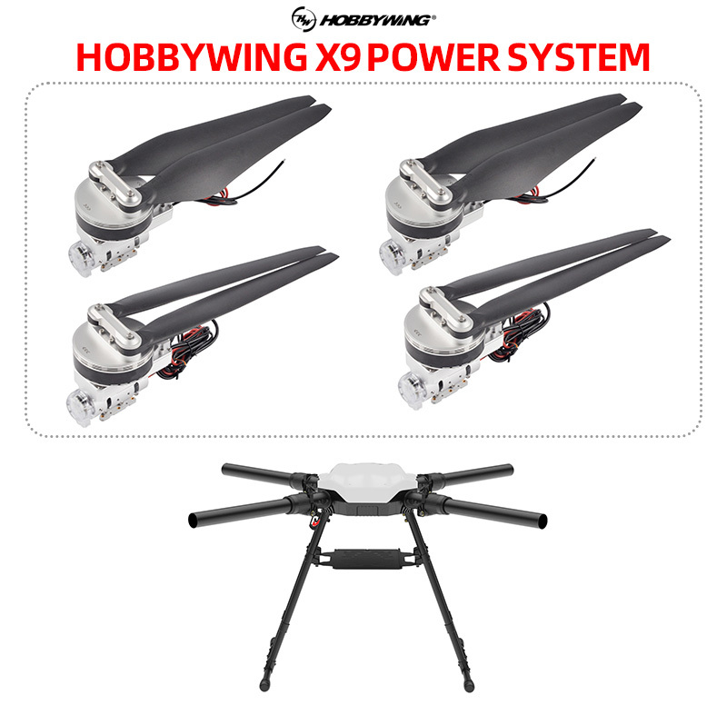 15KG payload unmanned aerial Frame Training Machine Frame UAV Frame With Hobbywing X9 Power System