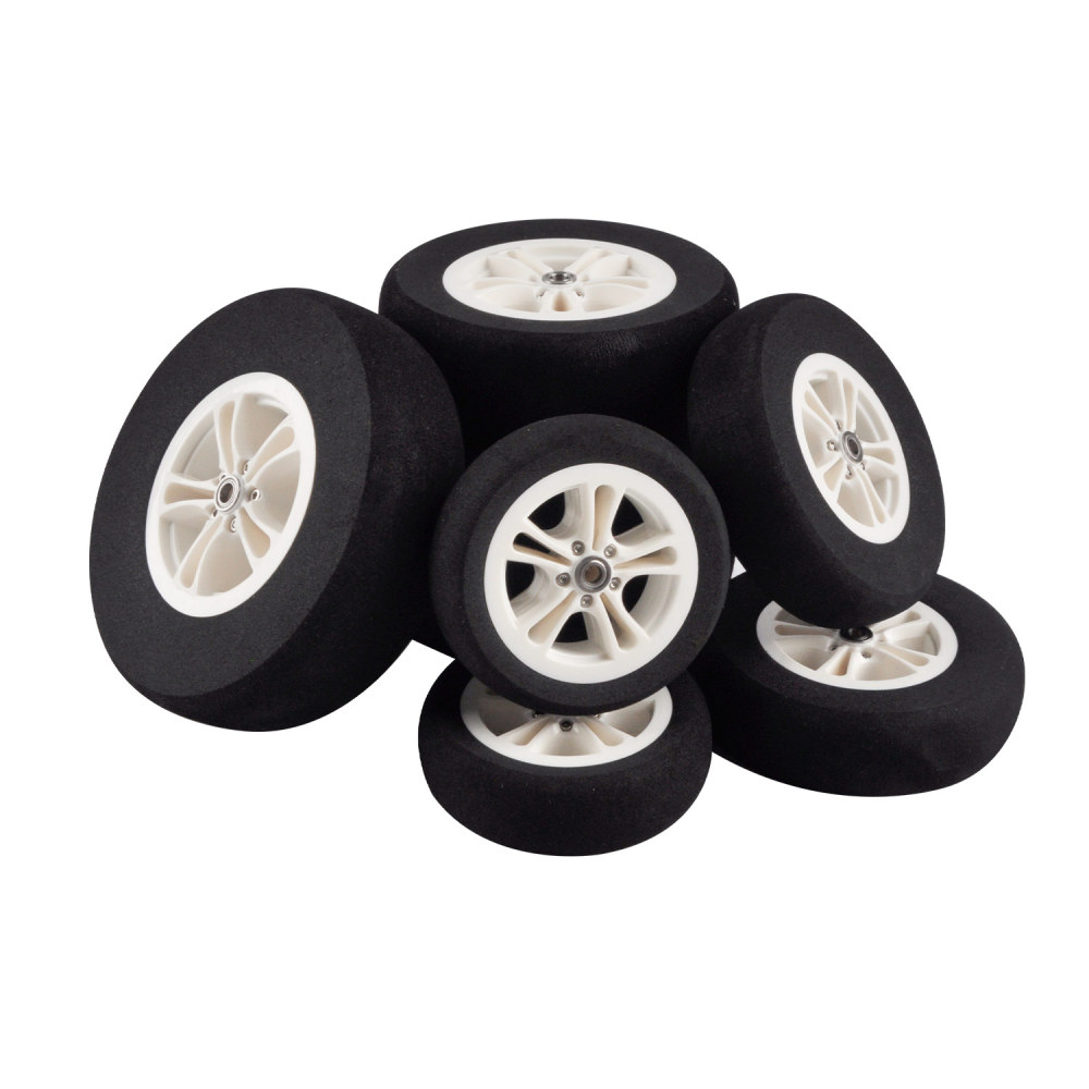 Wheels Sponge wheels 80mm 100mm 115mm 130mm Suitable for RC Aircraft.