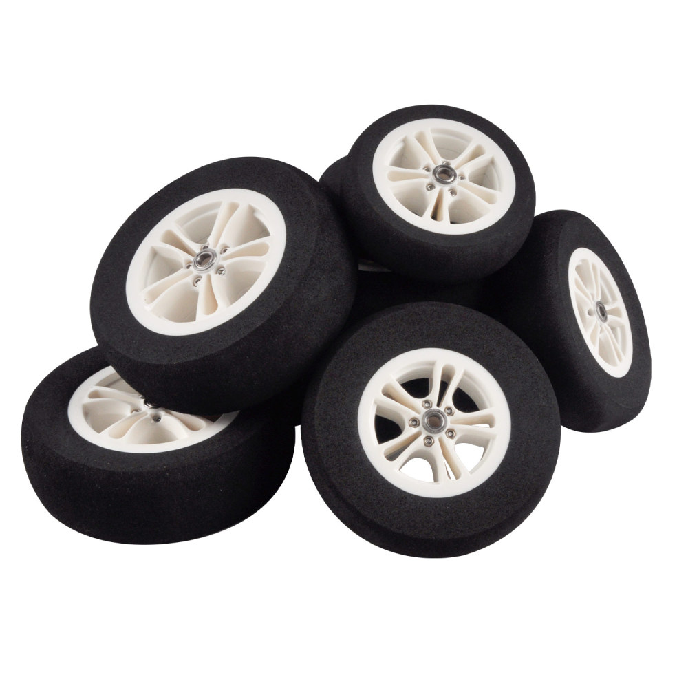 Wheels Sponge wheels 80mm 100mm 115mm 130mm Suitable for RC Aircraft.