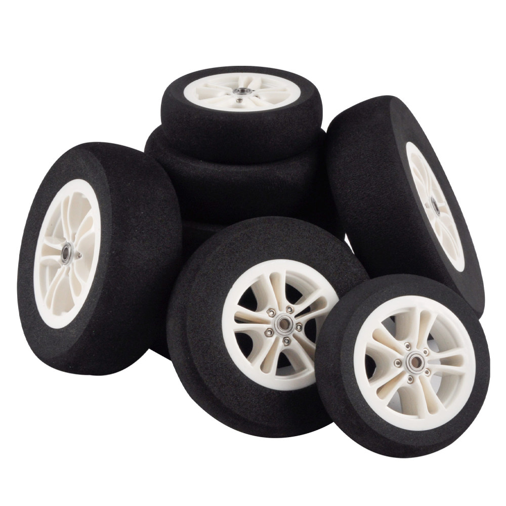 Wheels Sponge wheels 80mm 100mm 115mm 130mm Suitable for RC Aircraft.
