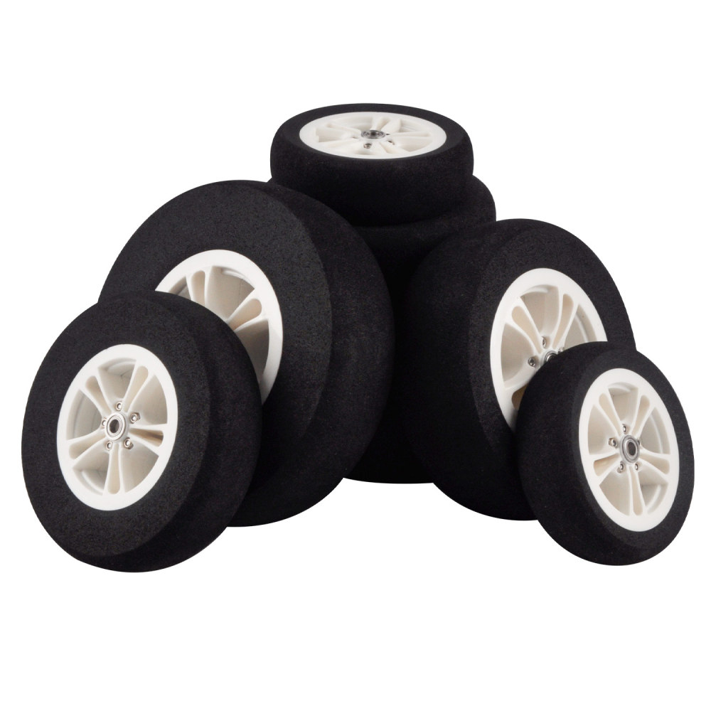 Wheels Sponge wheels 80mm 100mm 115mm 130mm Suitable for RC Aircraft.