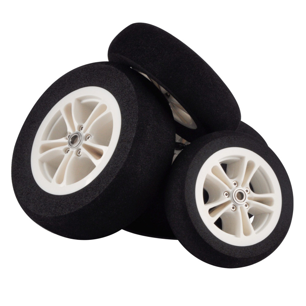 Wheels Sponge wheels 80mm 100mm 115mm 130mm Suitable for RC Aircraft.