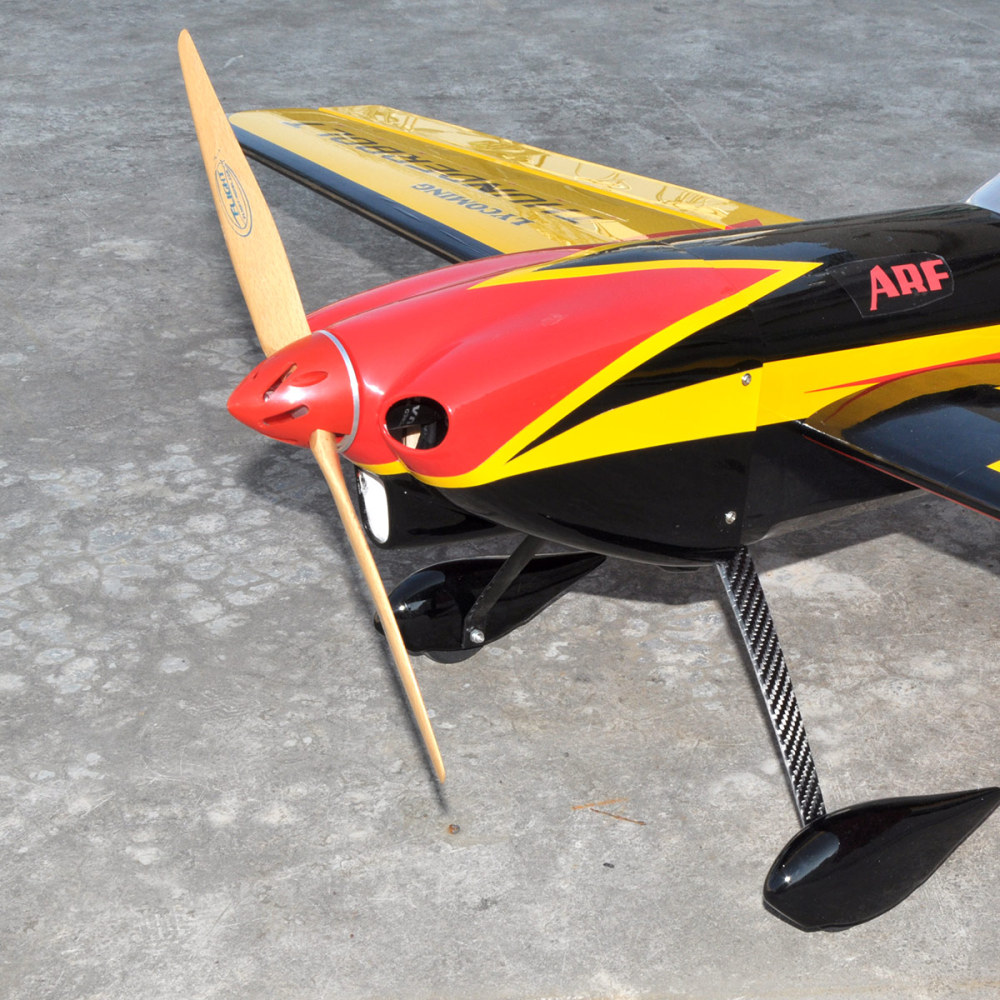 Sbach342 55inch RC Airplane Fuselage 3D Fix Wing Wooden Model Plane Frame