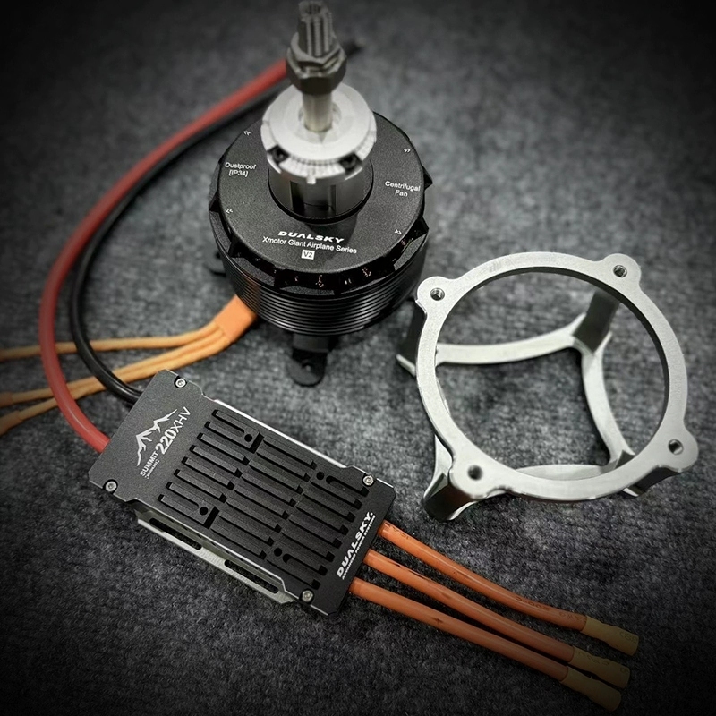 DualSky Motor Extension kit for GA6000/GA8000 Mounting Bracket kit Compatible with Engine DA70