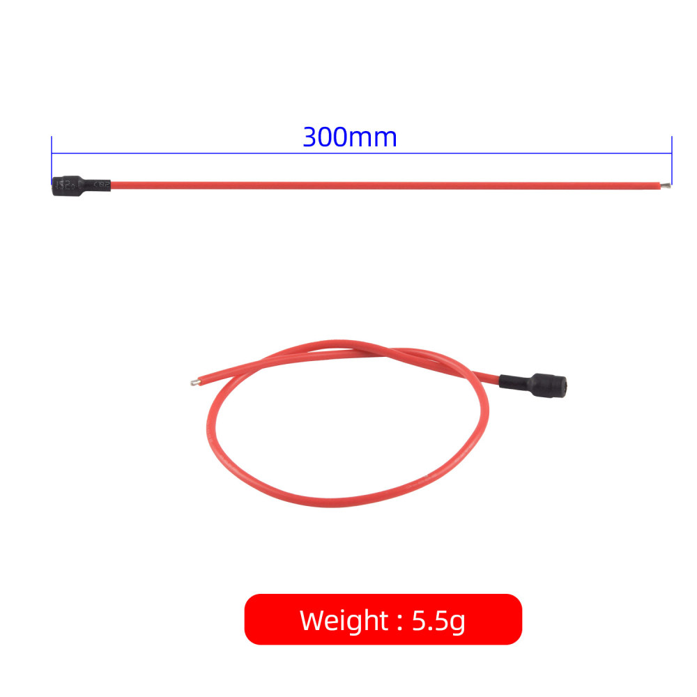 Remote Controlled Nitro Engine Glow Plug (30CM  18# silicone wire ,Spring circlip clamping structure）