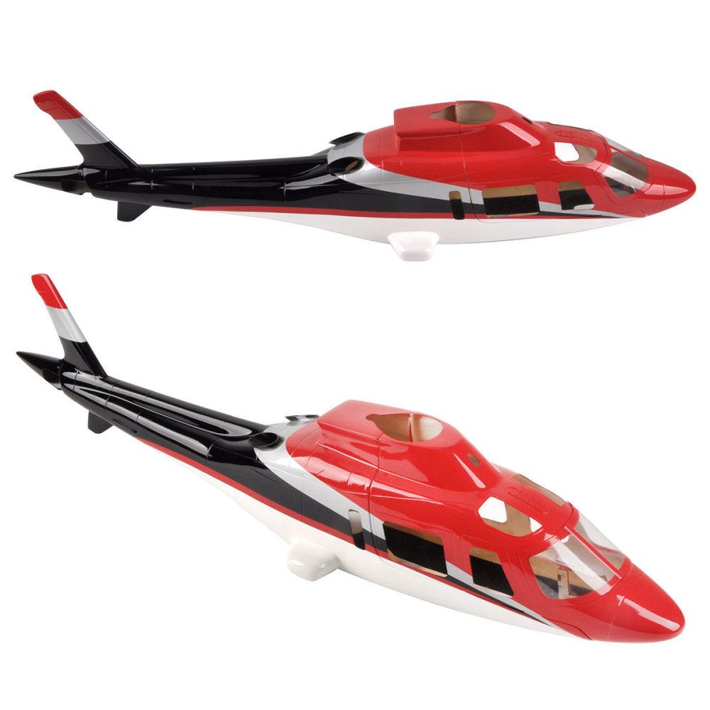 Roban Helicopter Fuselage 450 Size Pre-painted Fuselage A109 325mm for Rotor Blade Helicopter Alignment