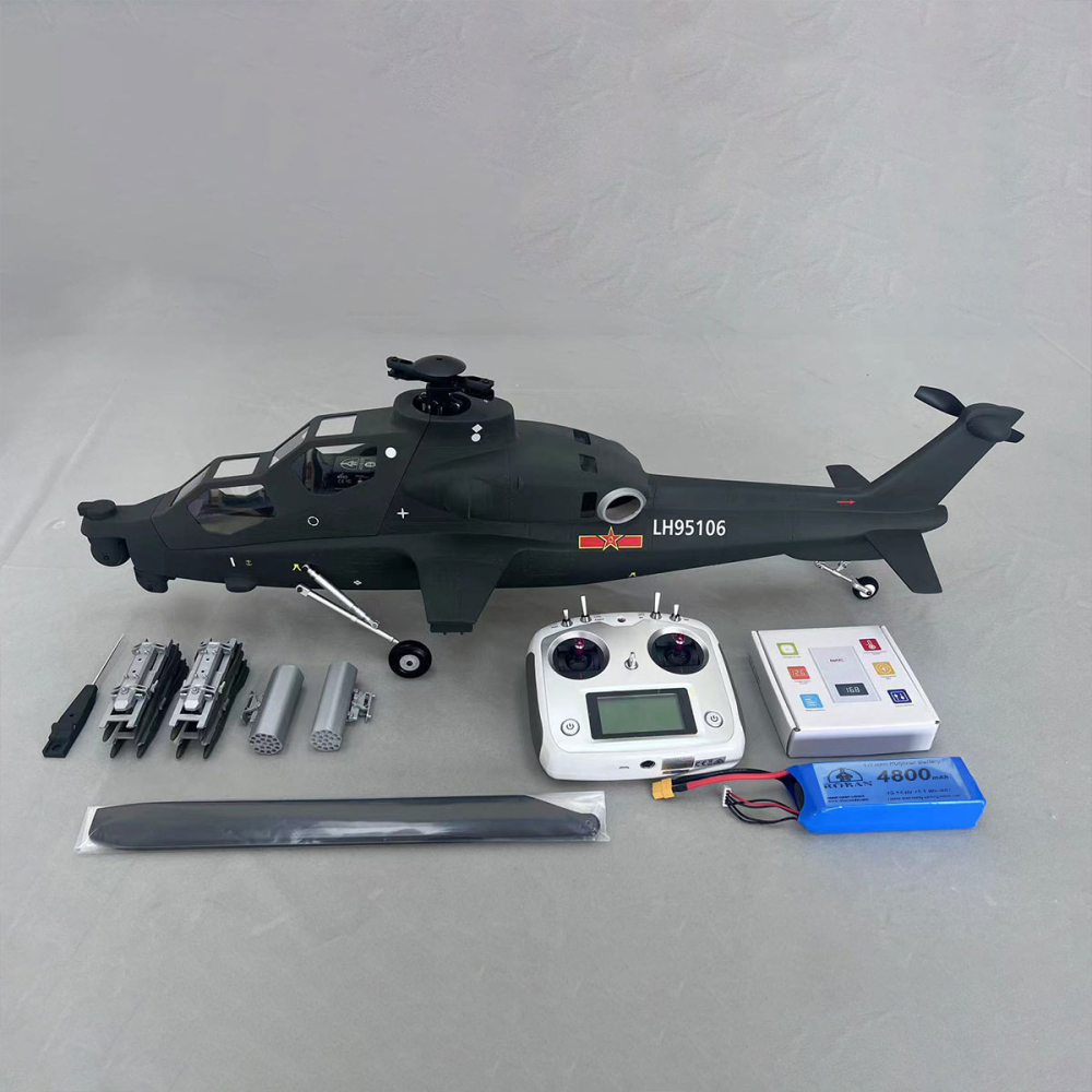 Roban 470Size 2-Blade CAIC Z-10 Attack Helicopter Fiery Thunderbol RC Helicopter x1/X2 flight control GPS Mode