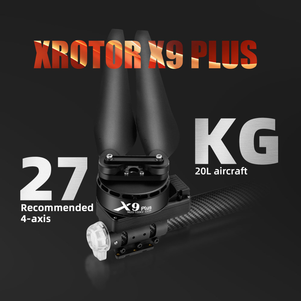 4PCS X9 Plus Power System 27KG Thrust 100KV Motor+ESC+Prop For Agriculture Drone