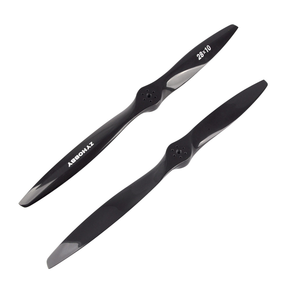 28*10 inch 2 Blades Carbon Fiber Propeller CW for DLE120/DLE130/GP123/DA120