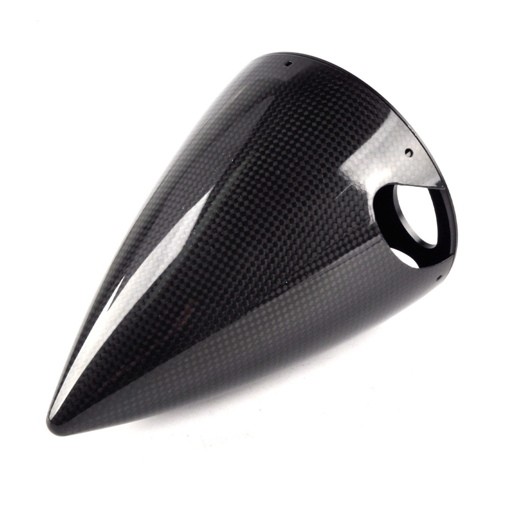 1pc 5inch Carbon Fiber Spinner w/ Alu Black Plate for DLE120/DLE130/GP123/DA120