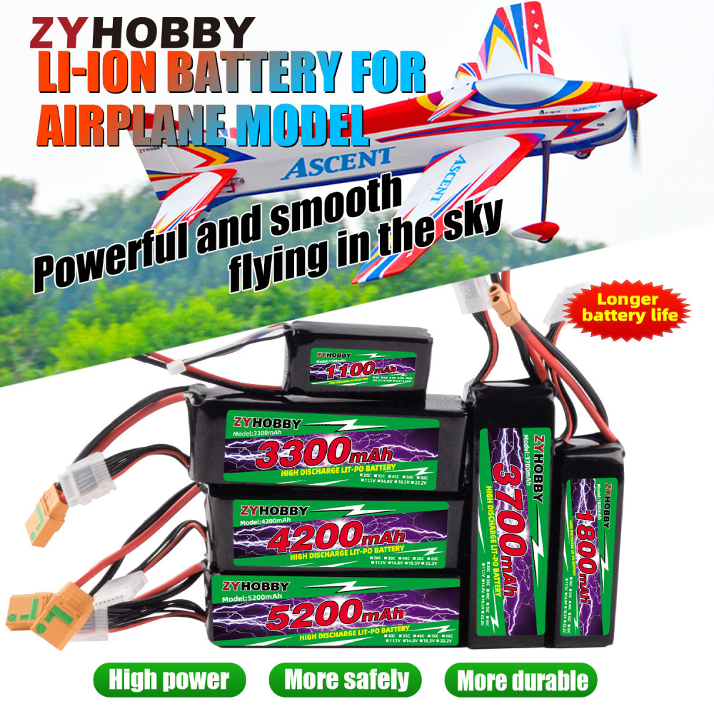 RC Model Battery 3S/4S/6S Li-ion Batteries for Model Aircraft Helicopters