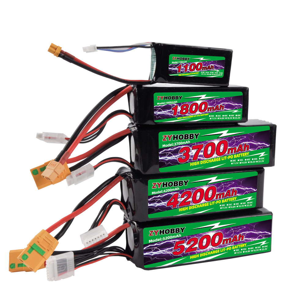 RC Model Battery 3S/4S/6S Li-ion Batteries for Model Aircraft Helicopters