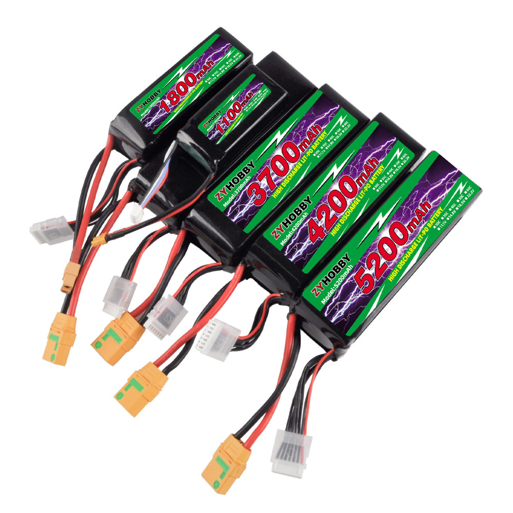 RC Model Battery 3S/4S/6S Li-ion Batteries for Model Aircraft Helicopters