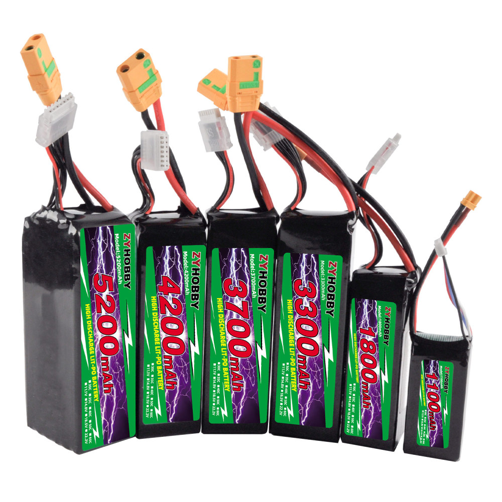 RC Model Battery 3S/4S/6S Li-ion Batteries for Model Aircraft Helicopters