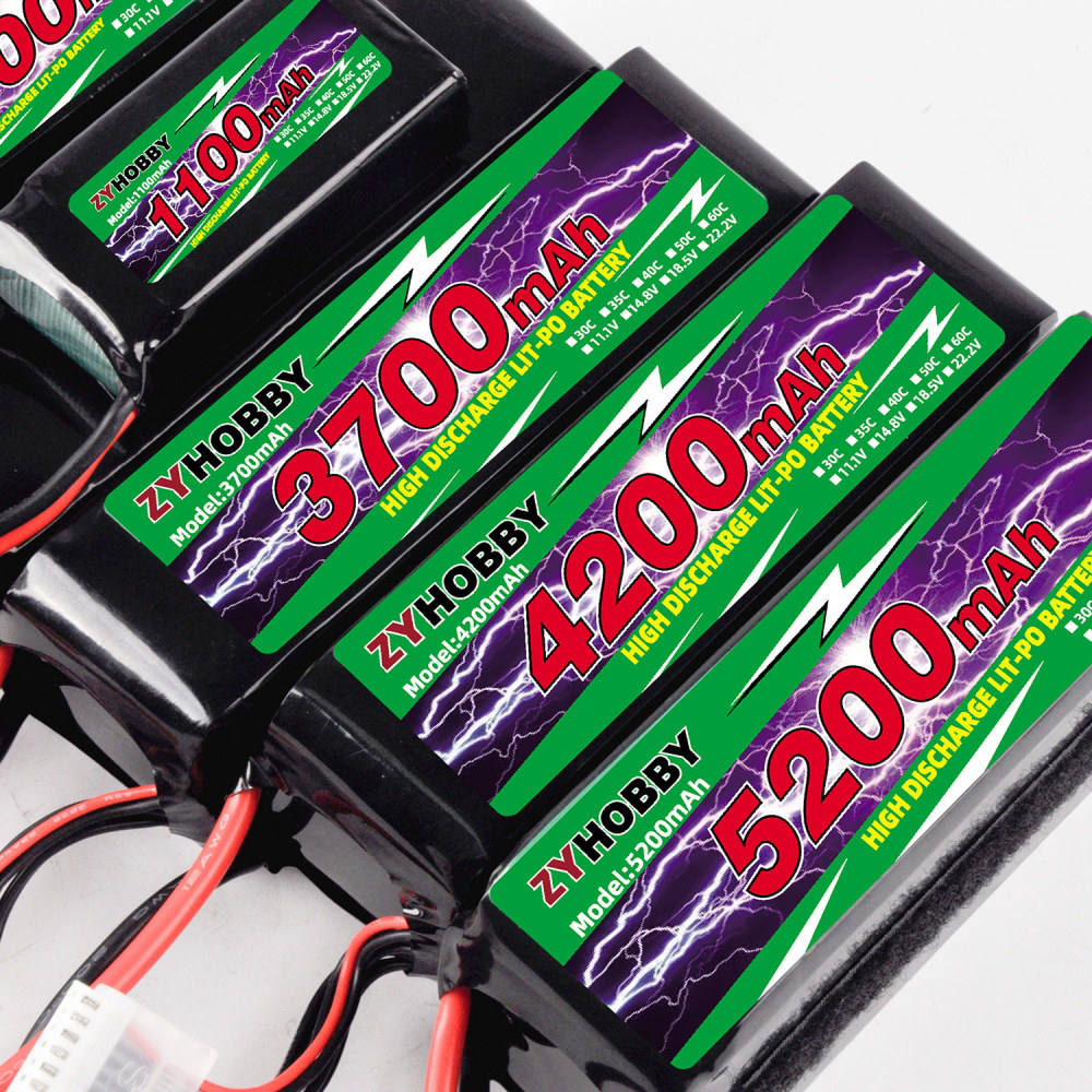 RC Model Battery 3S/4S/6S Li-ion Batteries for Model Aircraft Helicopters