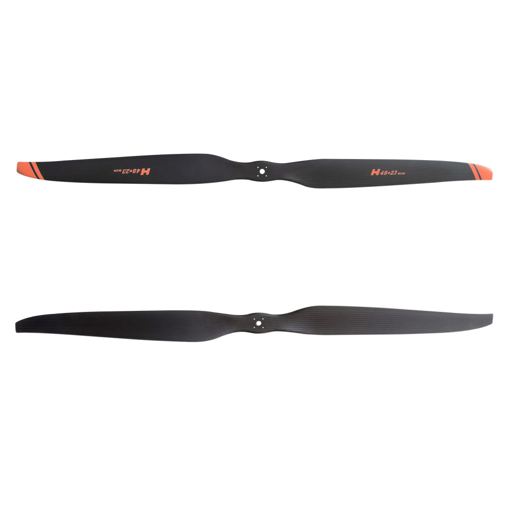 1 Pair 48x23in Large Propellers Carbon Fiber Propellers CW+CCW for HW H11 Power Motor For RC Aircraft and Drones