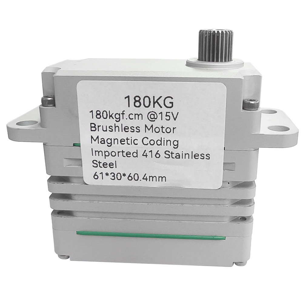 180KG High Torque Brushless Motor waterproof Alu alloy case ±180° DIGITAL Servo