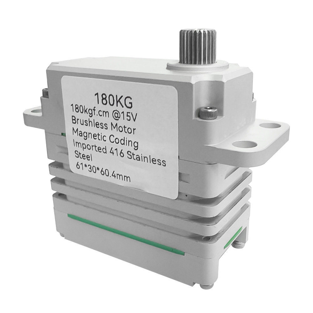 180KG High Torque Brushless Motor waterproof Alu alloy case ±180° DIGITAL Servo