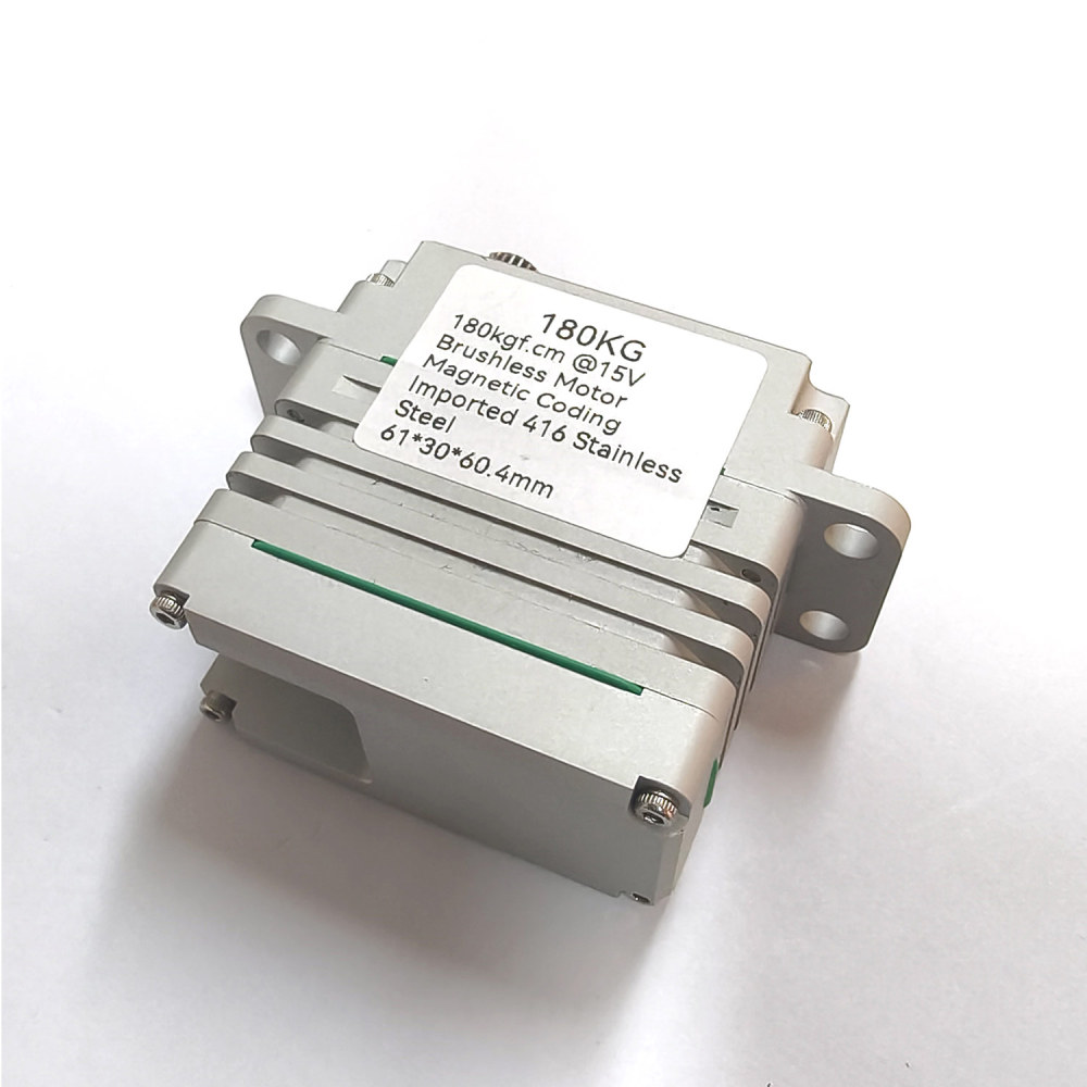 180KG High Torque Brushless Motor waterproof Alu alloy case ±180° DIGITAL Servo