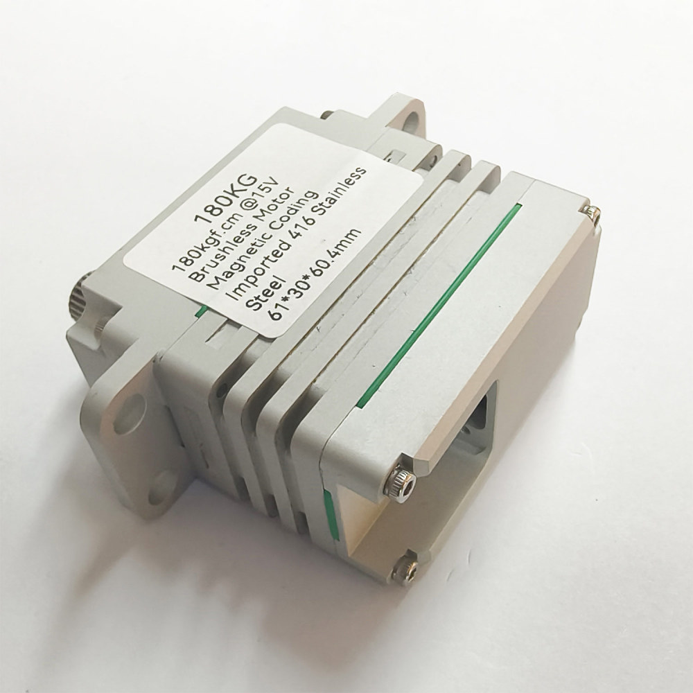 180KG High Torque Brushless Motor waterproof Alu alloy case ±180° DIGITAL Servo
