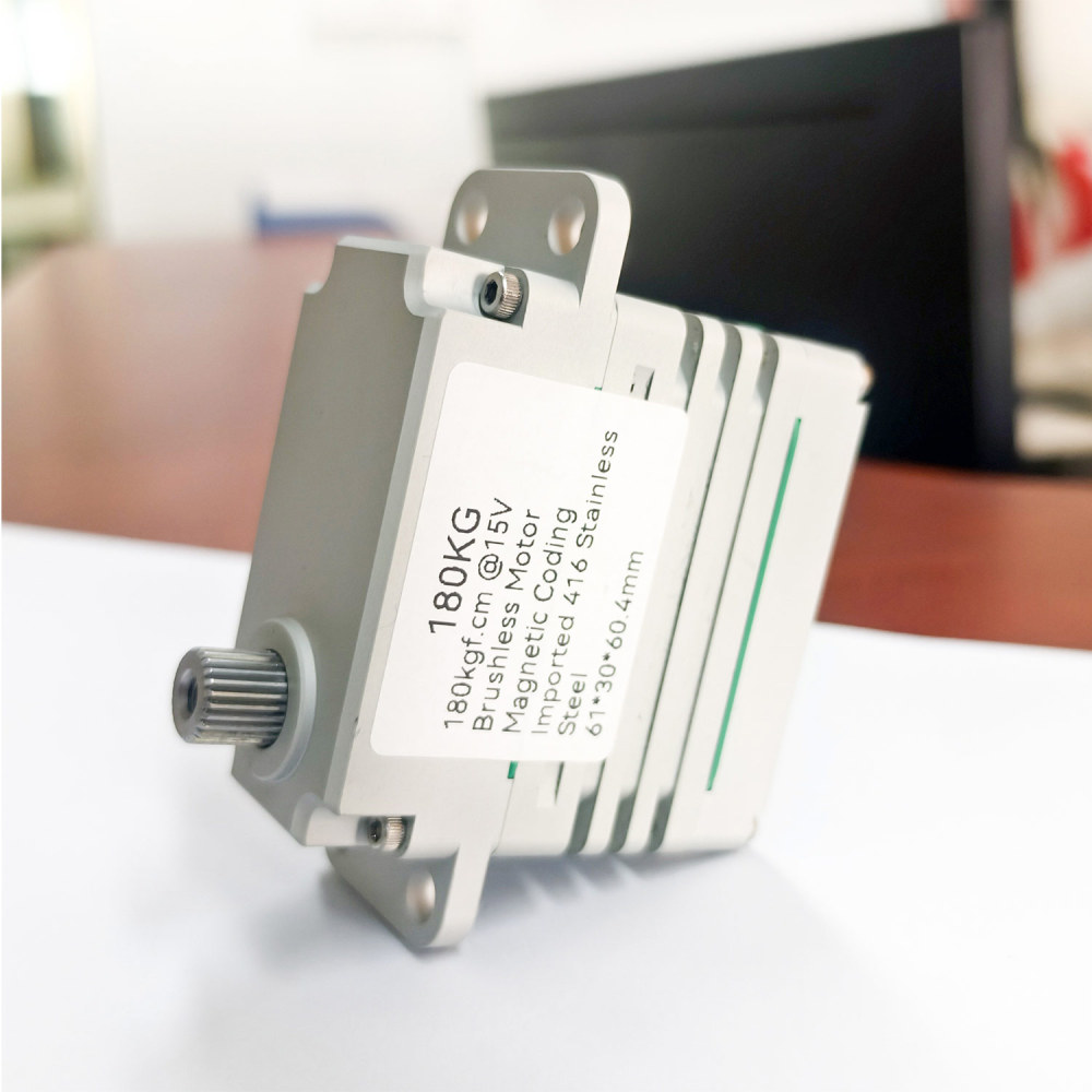 180KG High Torque Brushless Motor waterproof Alu alloy case ±180° DIGITAL Servo