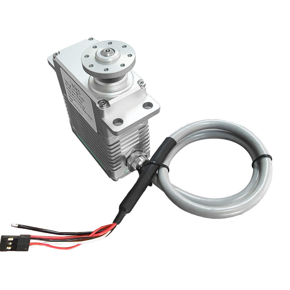 160KG waterproof Alu alloy case 0-220°High Torque BrushlessDCMotor DIGITAL Servo
