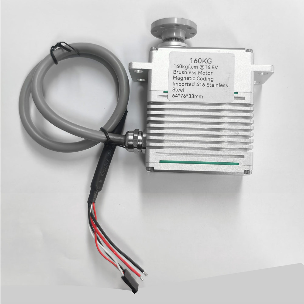 160KG waterproof Alu alloy case 0-220°High Torque BrushlessDCMotor DIGITAL Servo