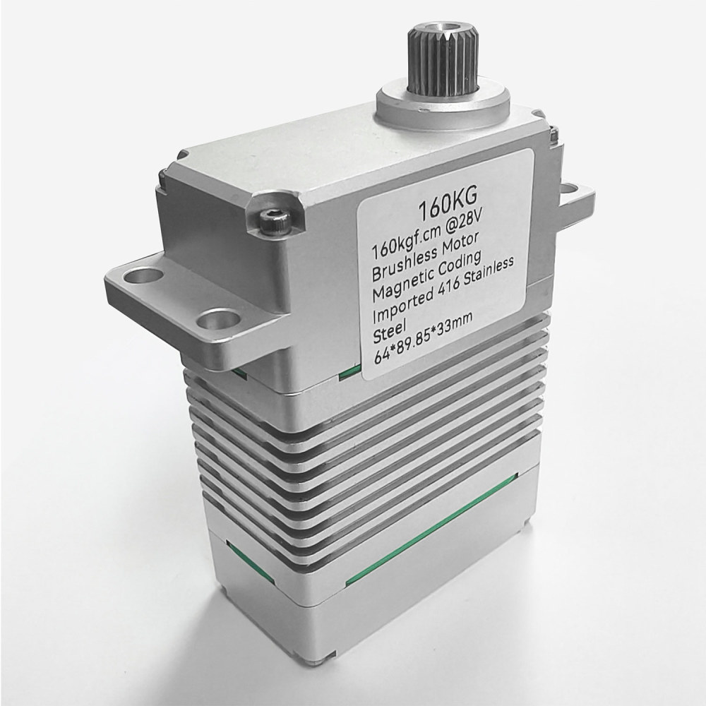 160KG High Torque Brushless Motor waterproof Alu alloy case 220° DIGITAL Servo