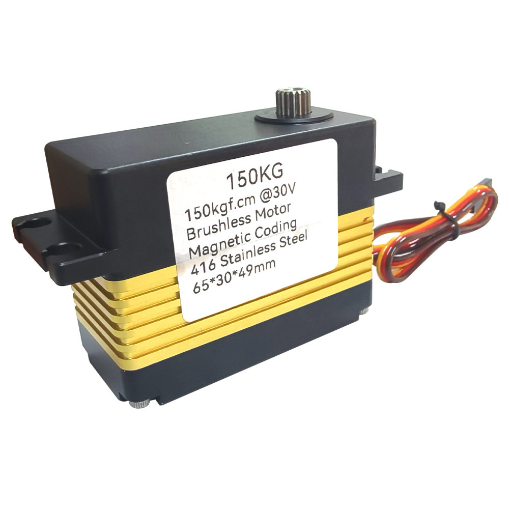 150KG Alu alloy case 0~180°alu CNC  High Torque water proof IP56 DIGITAL Servo