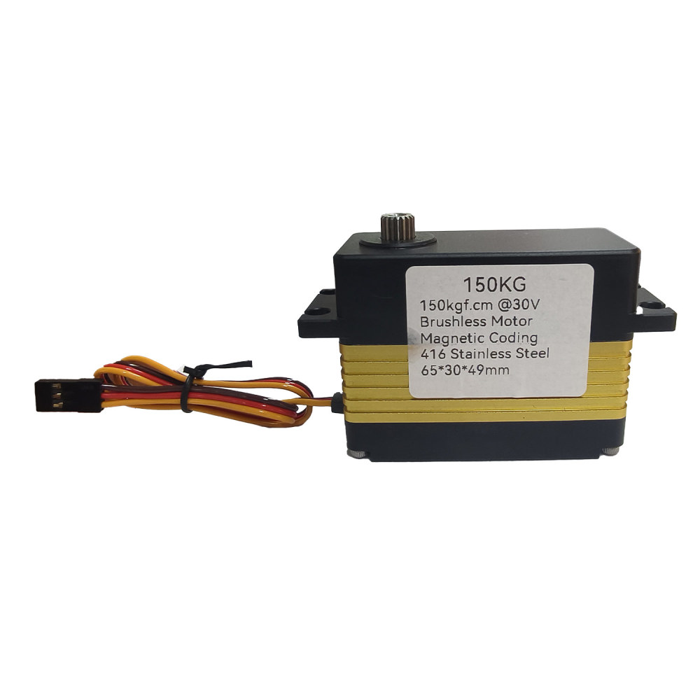 150KG Alu alloy case 0~180°alu CNC  High Torque water proof IP56 DIGITAL Servo