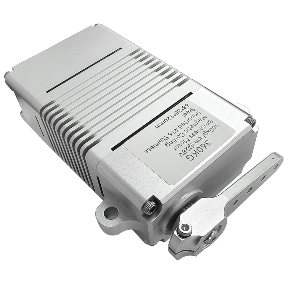 360KG High Torque Brushless Motor Alu alloy case 0~220° waterproof DIGITAL Servo