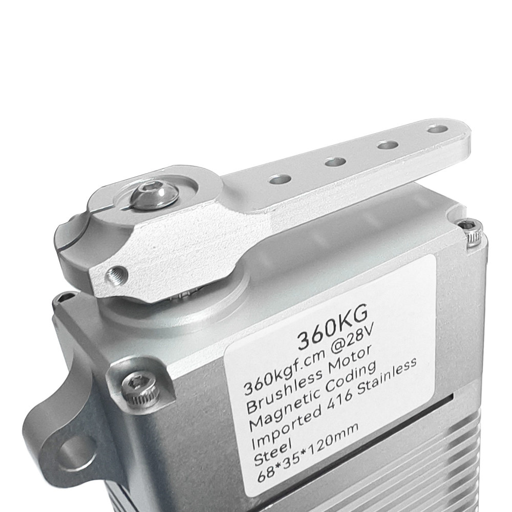 360KG High Torque Brushless Motor Alu alloy case 0~220° waterproof DIGITAL Servo