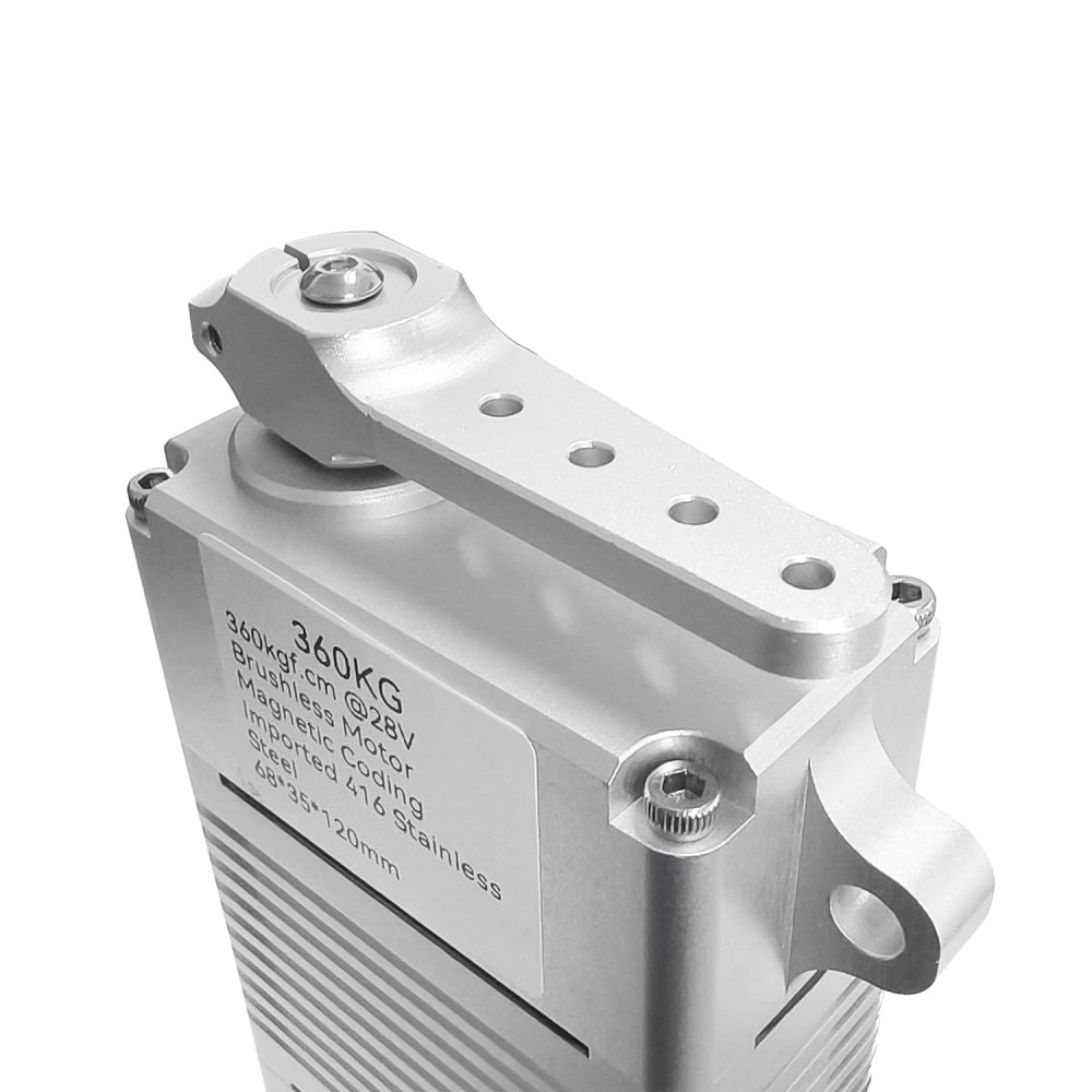 360KG High Torque Brushless Motor Alu alloy case 0~220° waterproof DIGITAL Servo