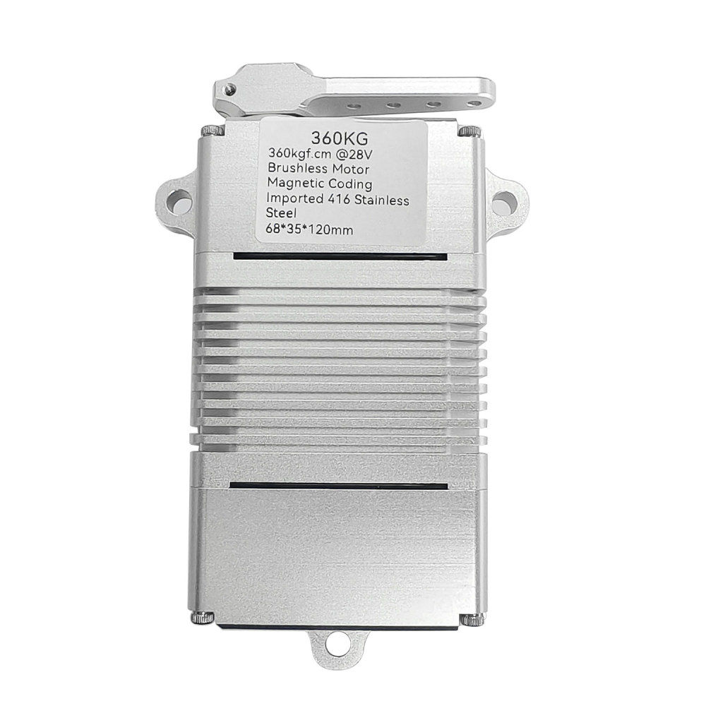 360KG High Torque Brushless Motor Alu alloy case 0~220° waterproof DIGITAL Servo