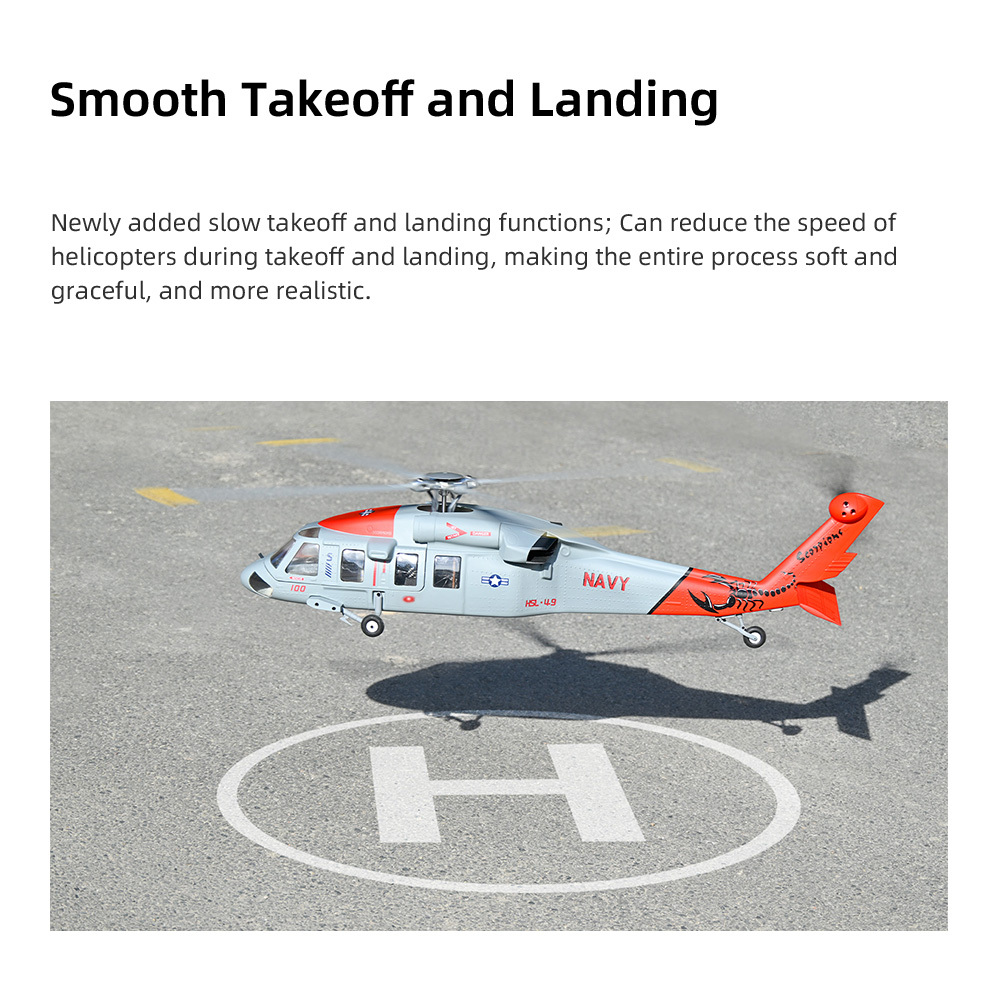 MH-60T MH-60R ACE Flight Controller New Upgrade M10 GPS RC Helicopter