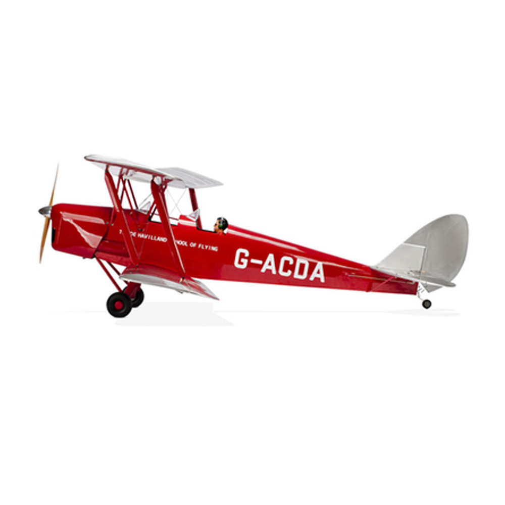 RC Model 2.8-Meter 105 "Tiger Moth ARF Version Fixed Wing Wooden Gasoline Airplane