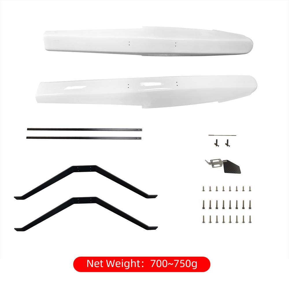 High buoyancy Composite Material pontoon floats for 4-4.5kg RC Model floatplane