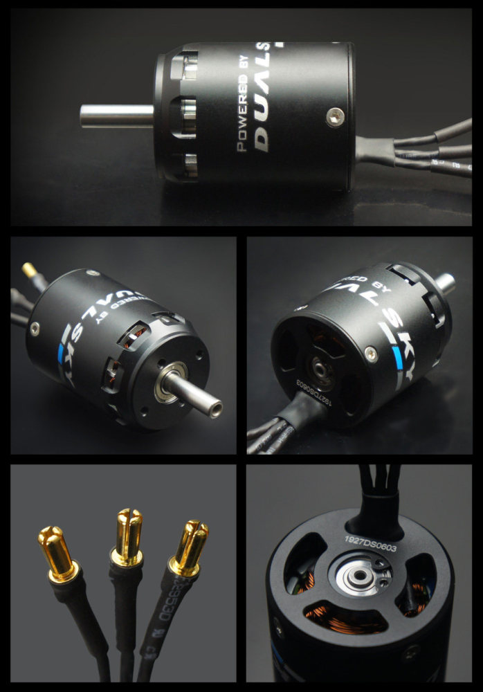Dualsky EG XM3045EG-8 Capsuled Series 1250KV 11-14.8V Motor for Glider Airplane