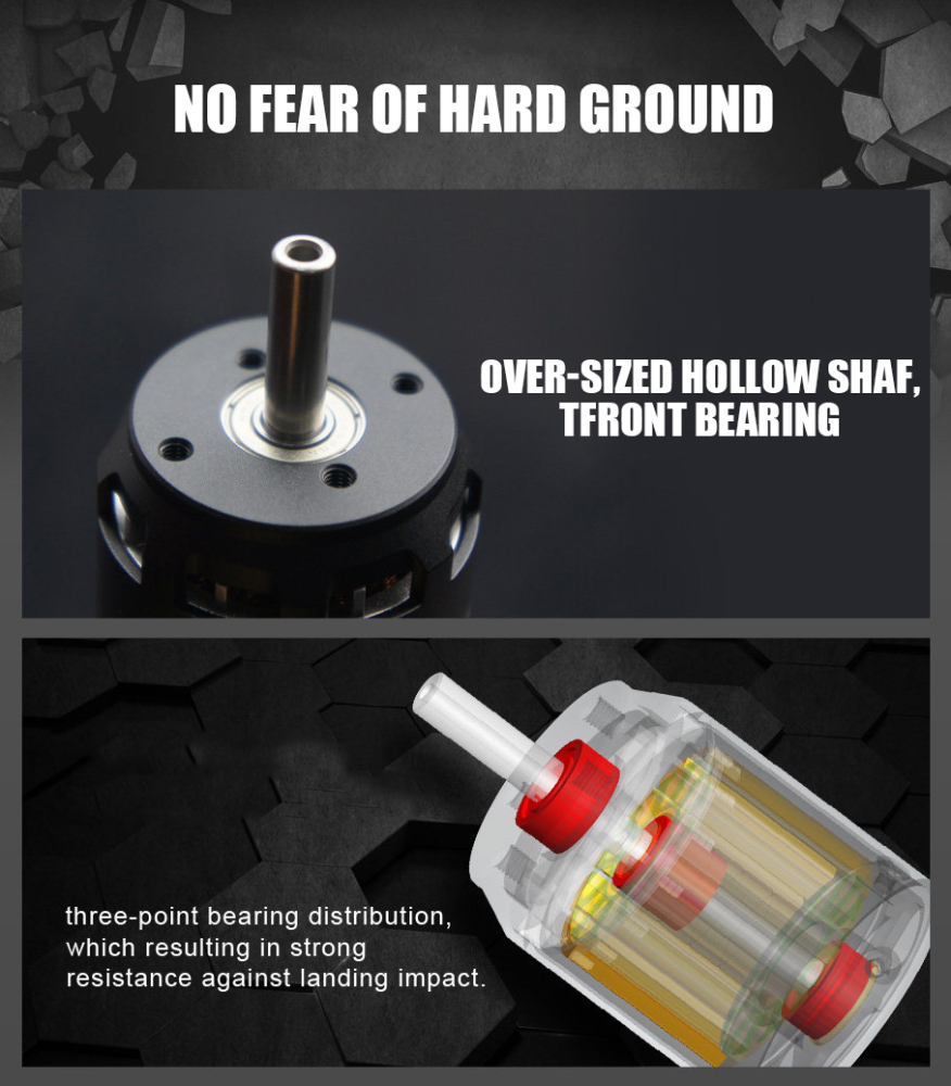 Dualsky EG XM3045EG-8 Capsuled Series 1250KV 11-14.8V Motor for Glider Airplane